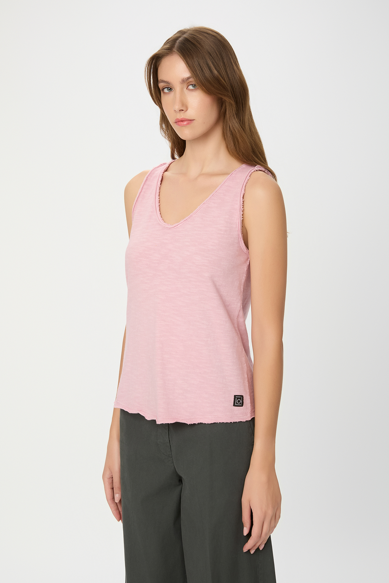 ΤΑΝΚ TOP WITH RAW EDGES