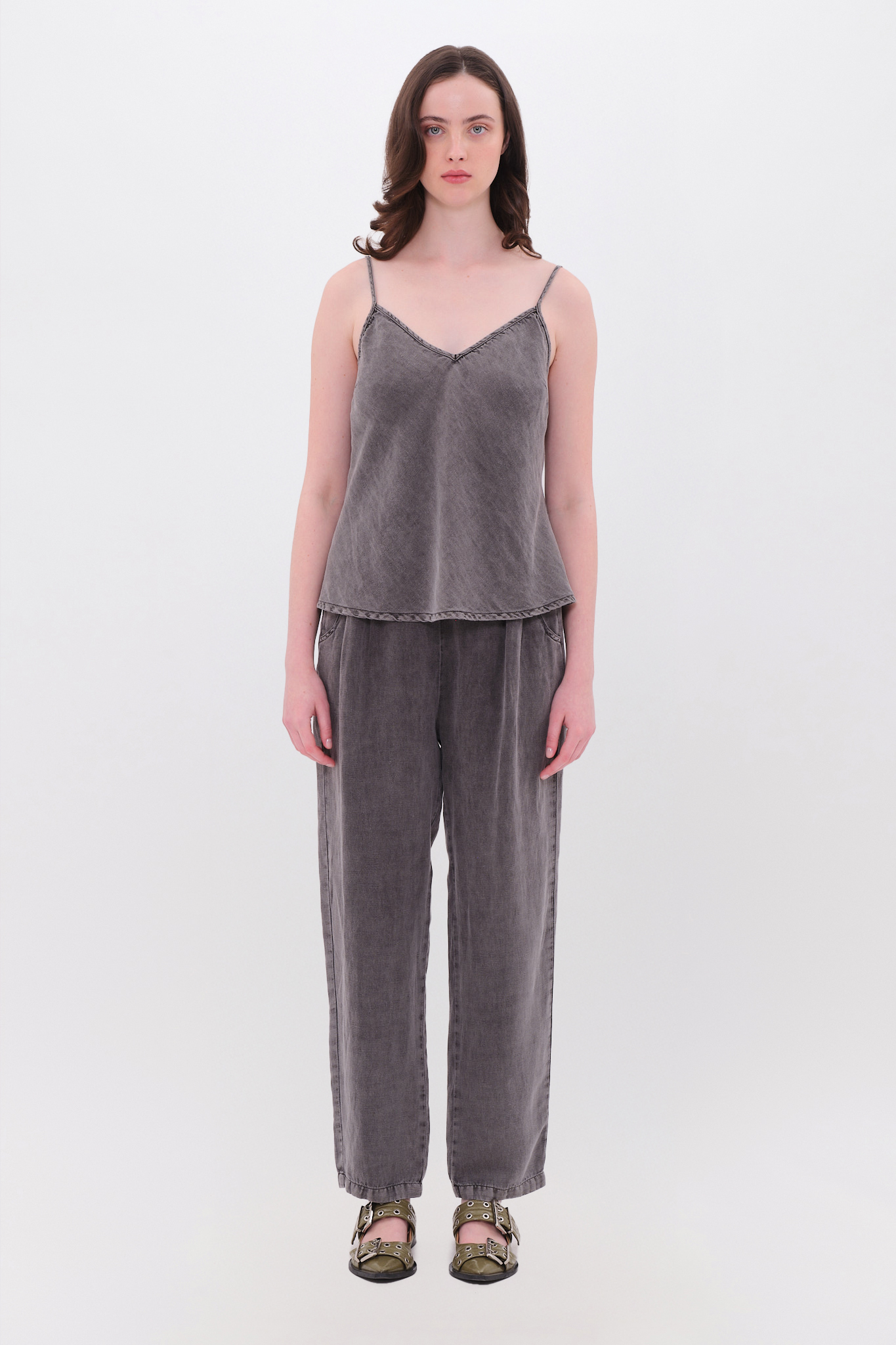 TENCEL LINEN TOP