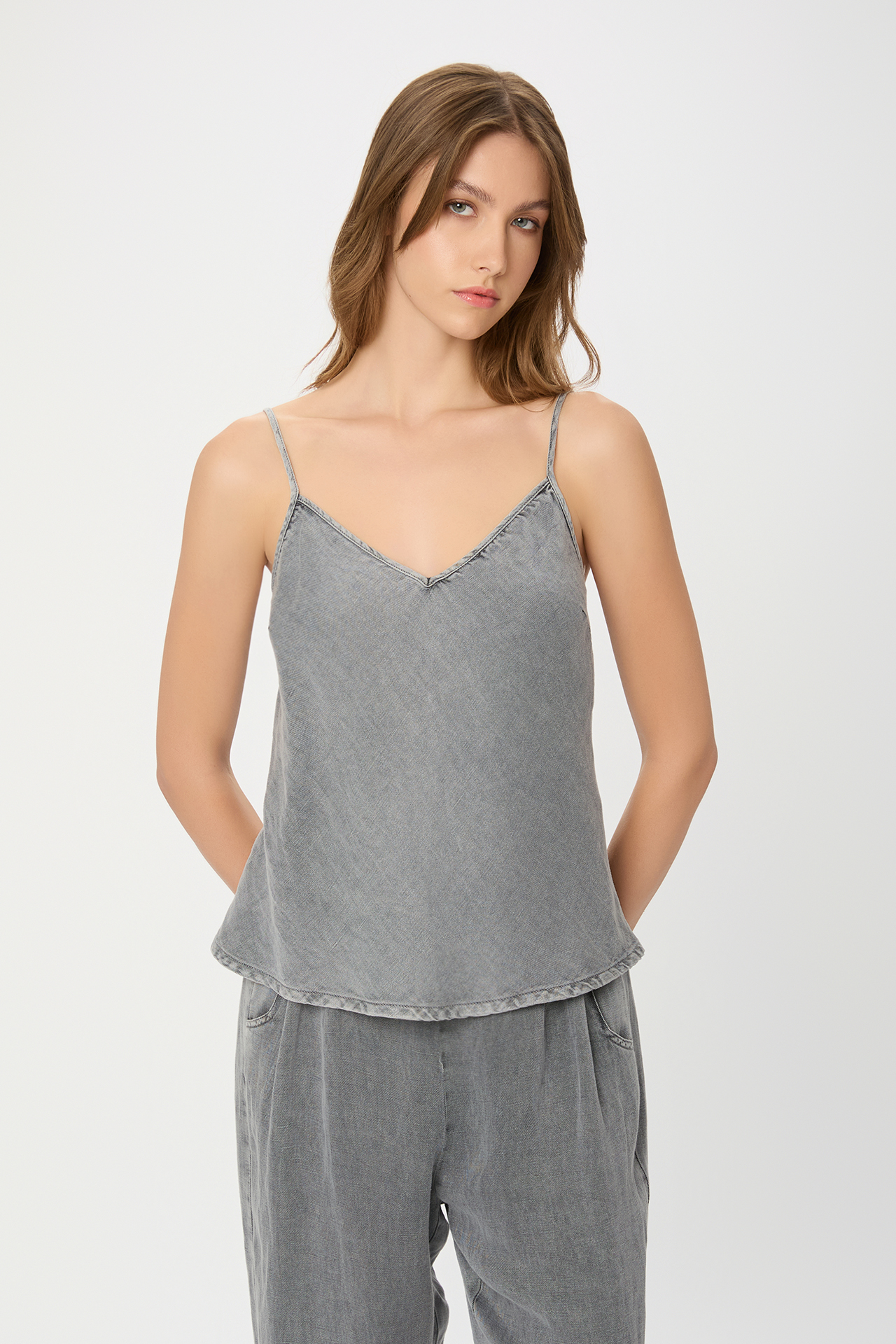 TENCEL LINEN TOP