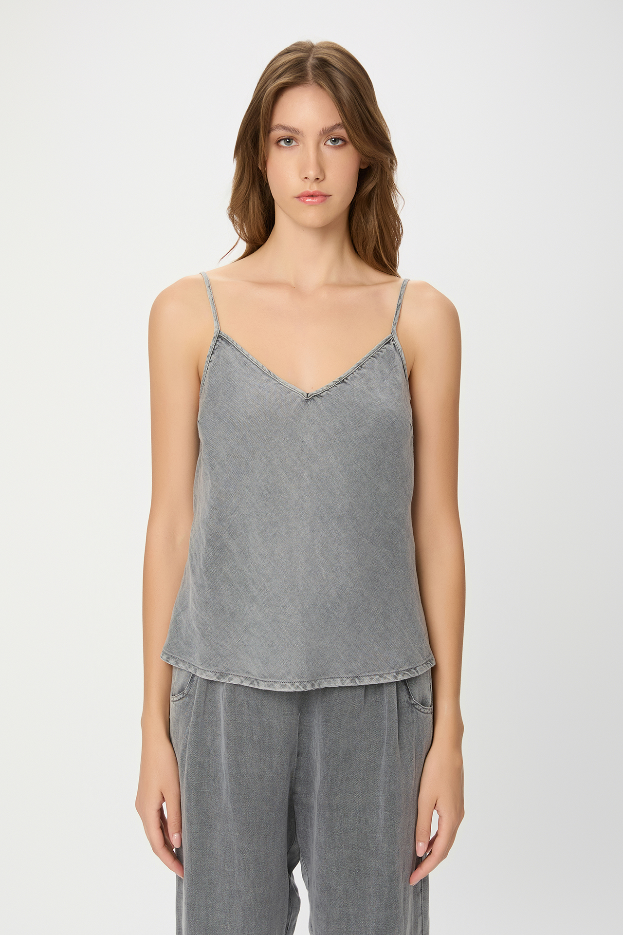 TENCEL LINEN TOP