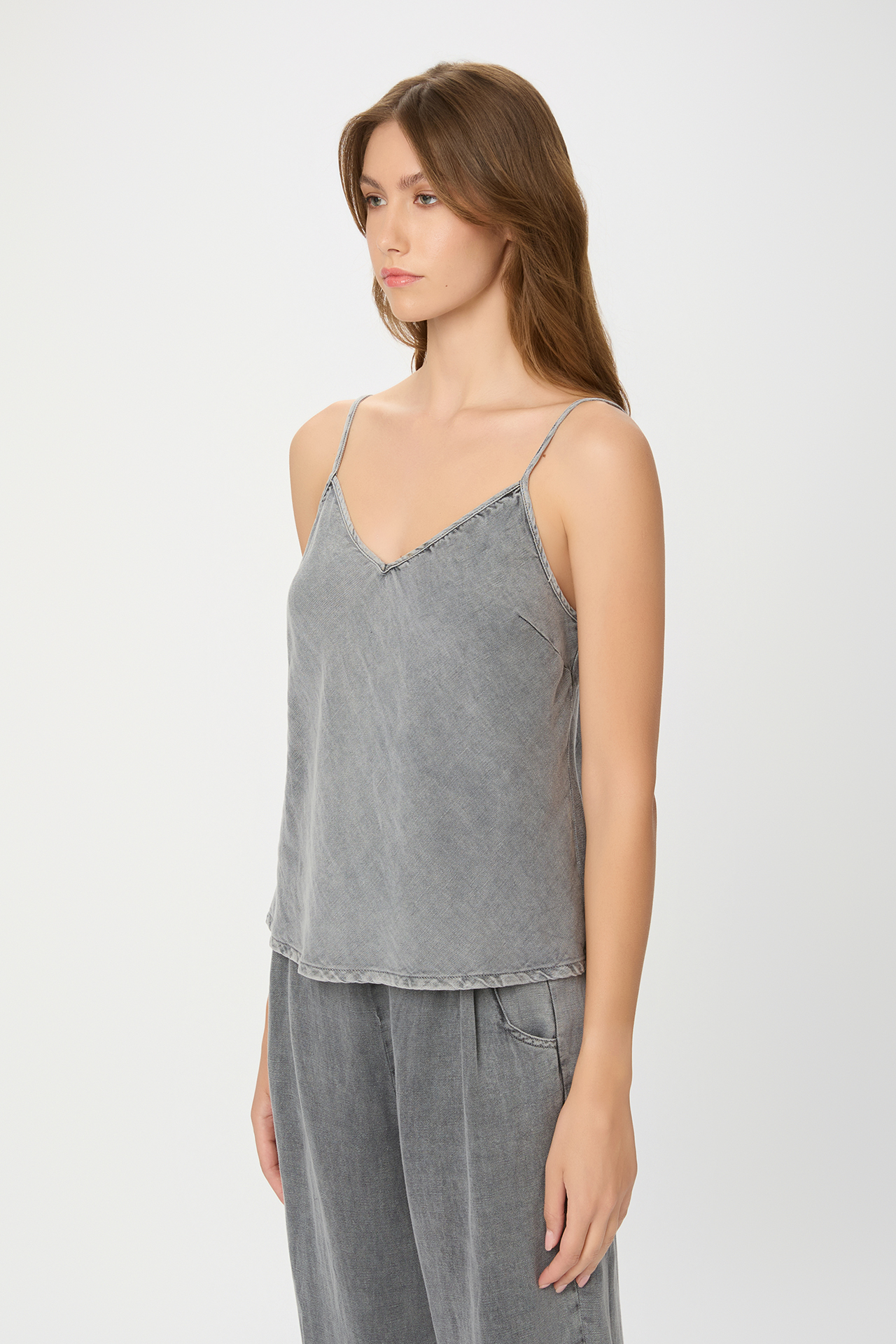 TENCEL LINEN TOP