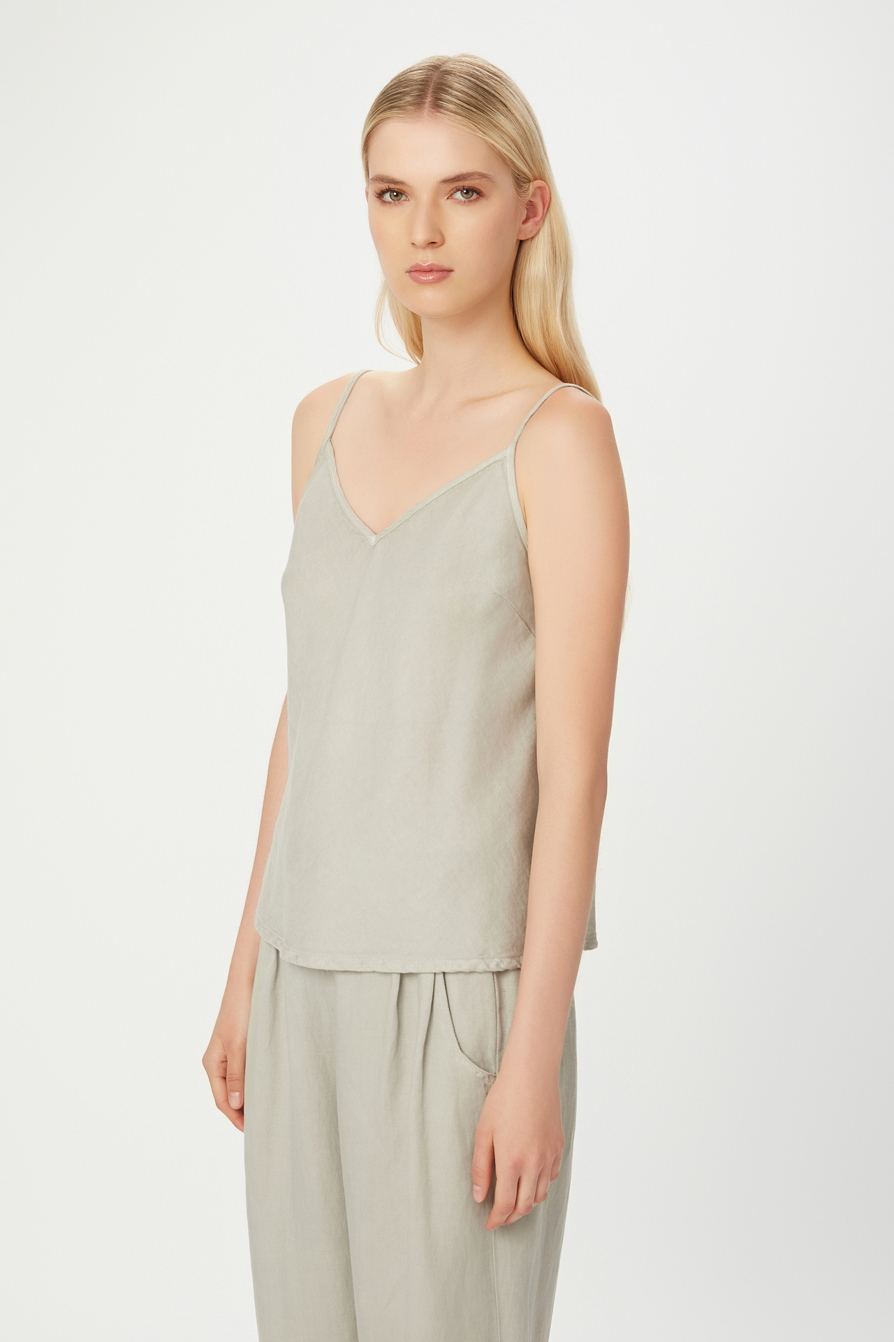 TENCEL LINEN TOP