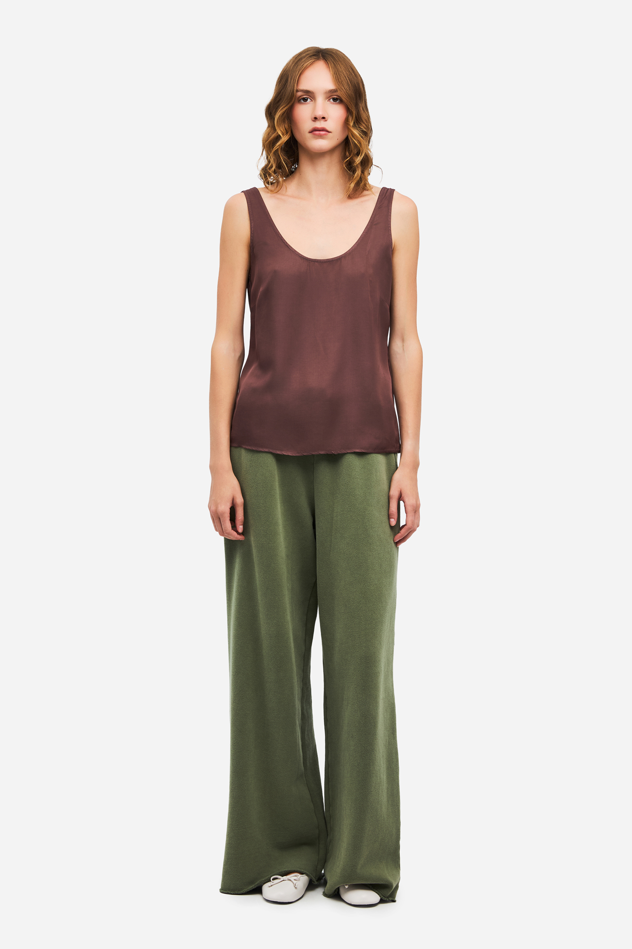 RELAXED SATIN TOP