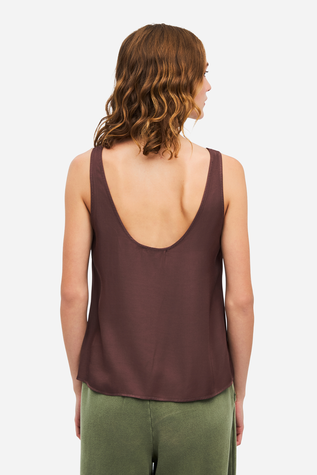 RELAXED SATIN TOP
