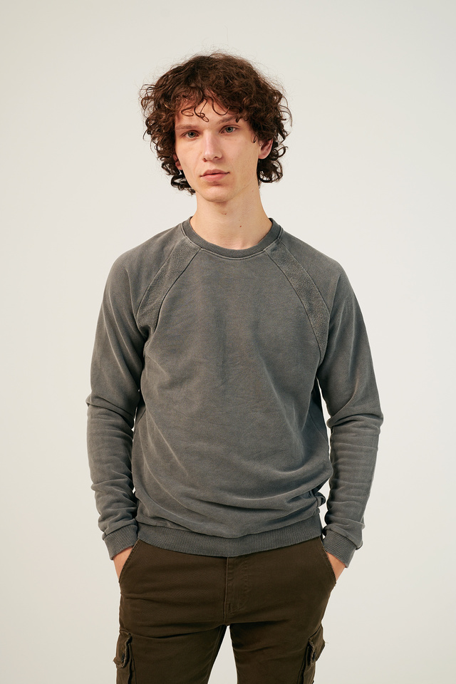 Inside Out Raglan Crewneck
