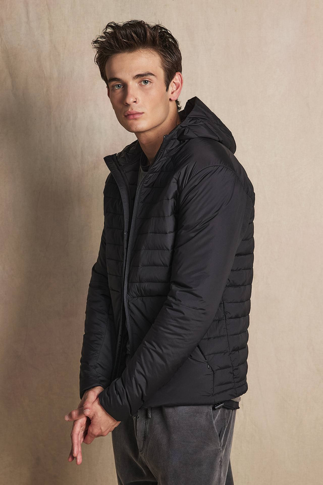 Semi-quilted Fitted Jacket