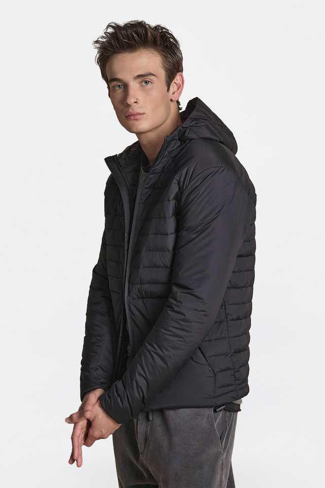 Semi-quilted Fitted Jacket