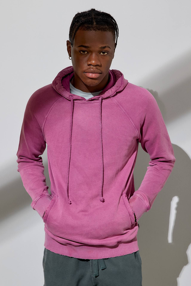 Acid Destroyed Raglan Hoodie