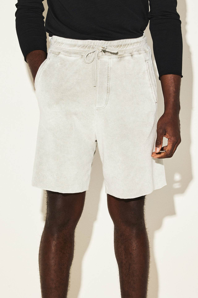 Terry Towel Loose Fit Bermuda Shorts