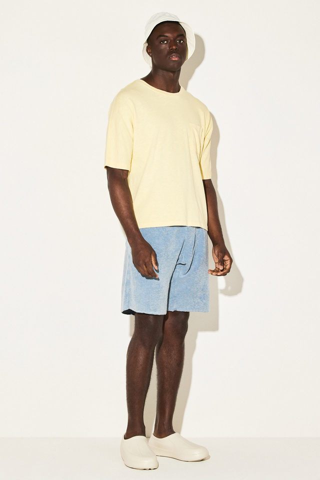 Heavy Slub Oversized T-Shirt With Pocket