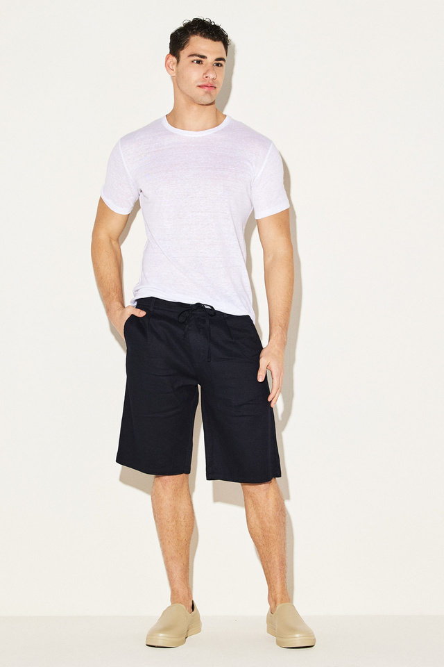 Hem Detail Slub T-Shirt