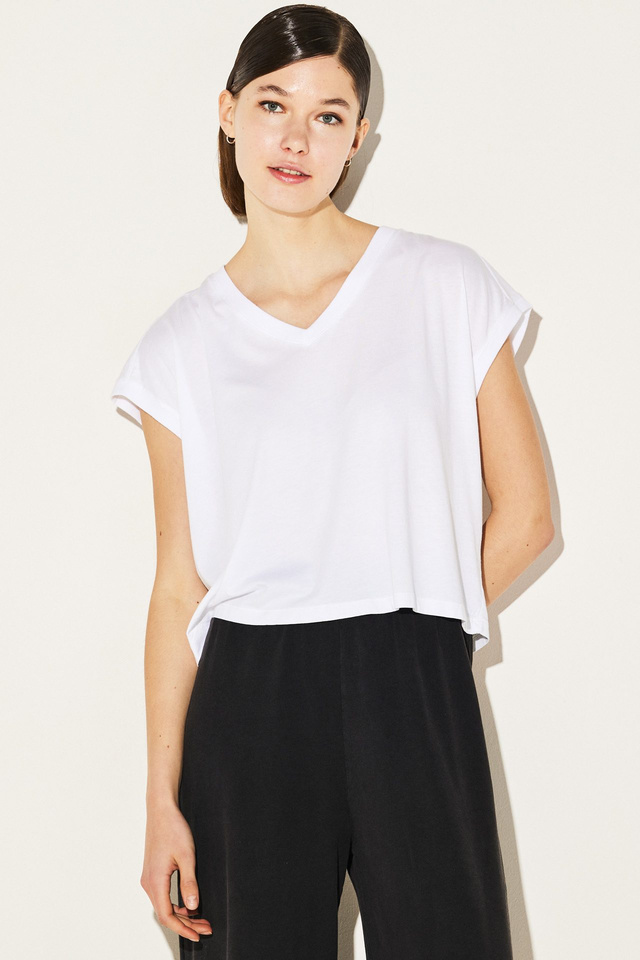 V-Neck Crop Top