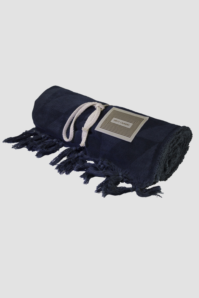 Geometric Jacquard Towel