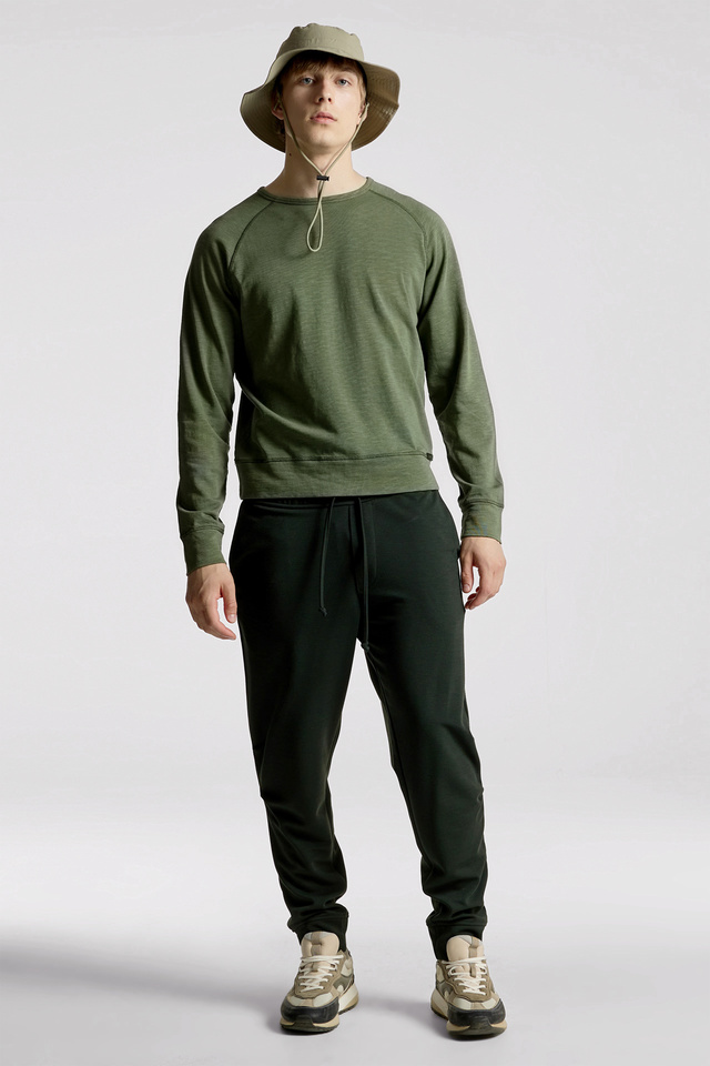 Regular Fit Viscose Raglan Sweatshirt