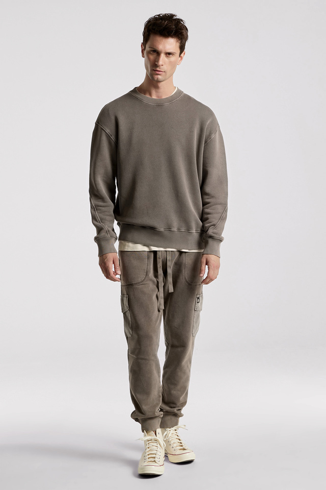 Cross-seam Crewneck Sweatshirt