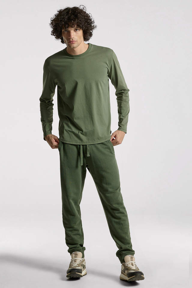 Rib Detail Sweatpants