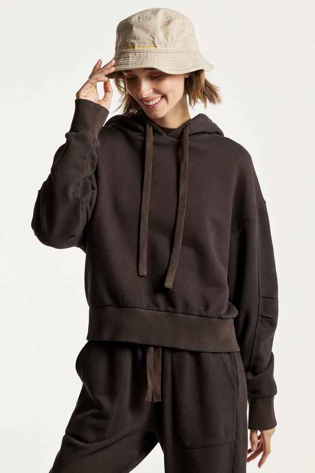 Cotton Stitch Detail Hoodie