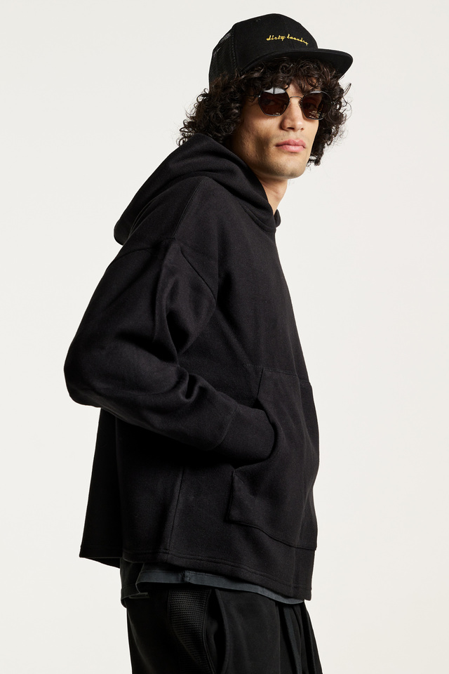 Oversized Viscose Mix Hoodie