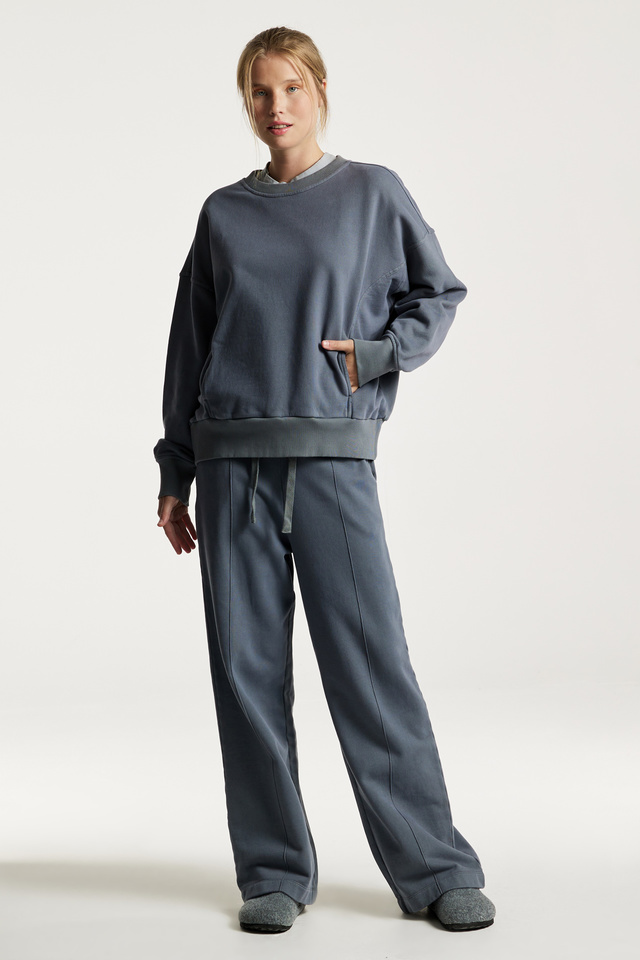 Oversized Pleated Sweatpants