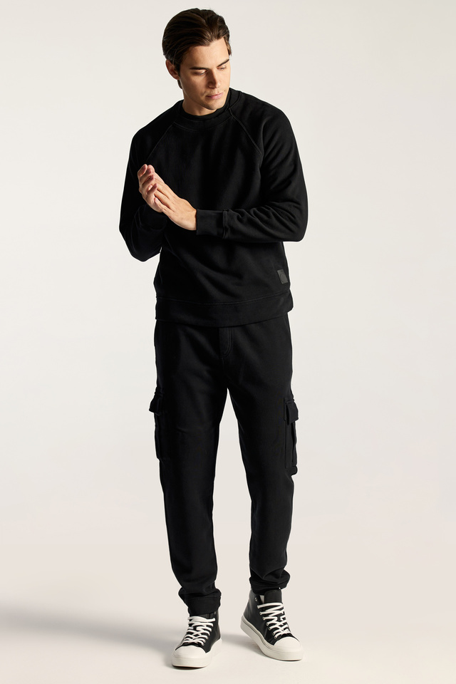 Regular Fit Cotton Cargo Sweatpants