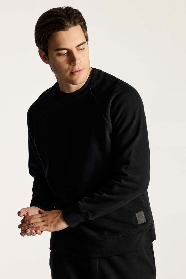 Neck Detail Crewneck