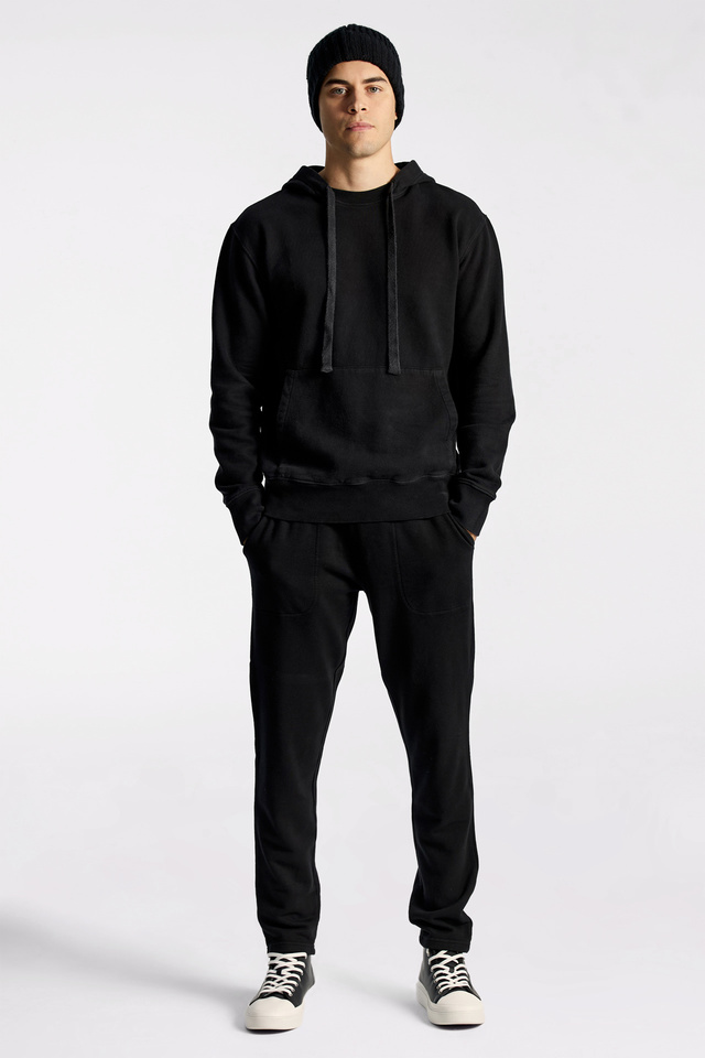 Regular Fit Cotton Neckline Detail Hoodie