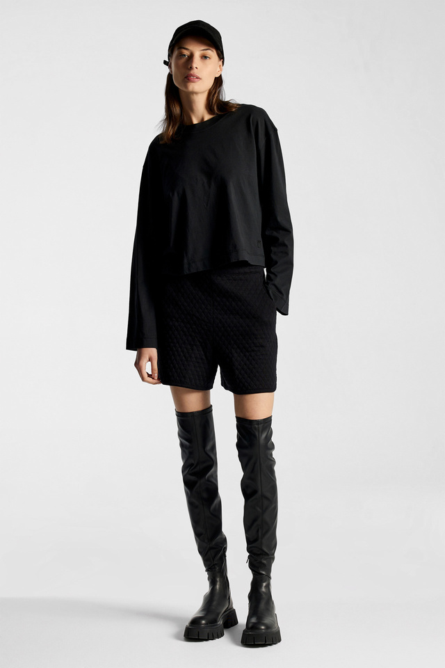 Long Sleeve Cropped T-Shirt