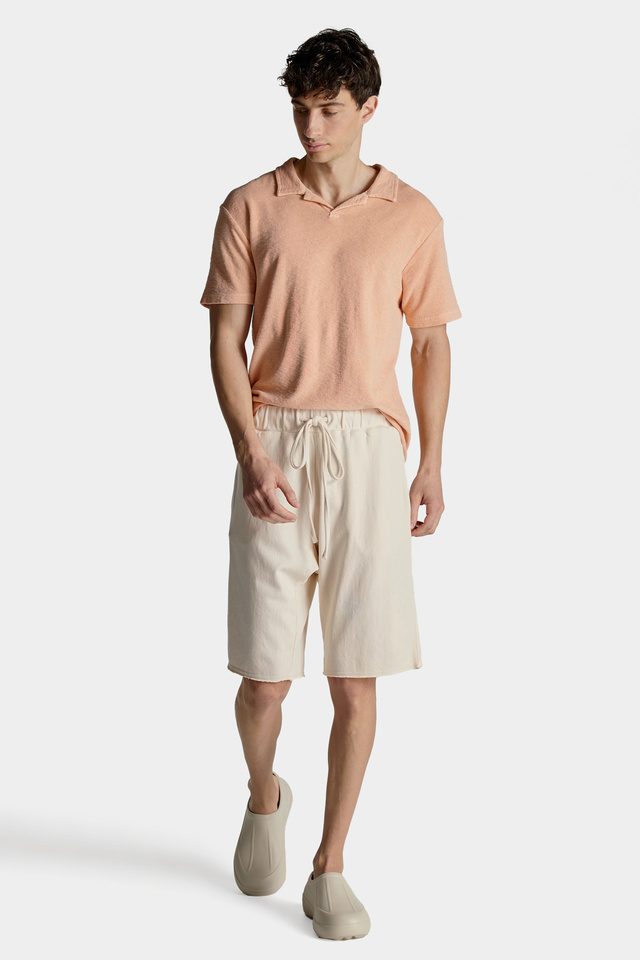 Cotton Βermuda in Loose Fit