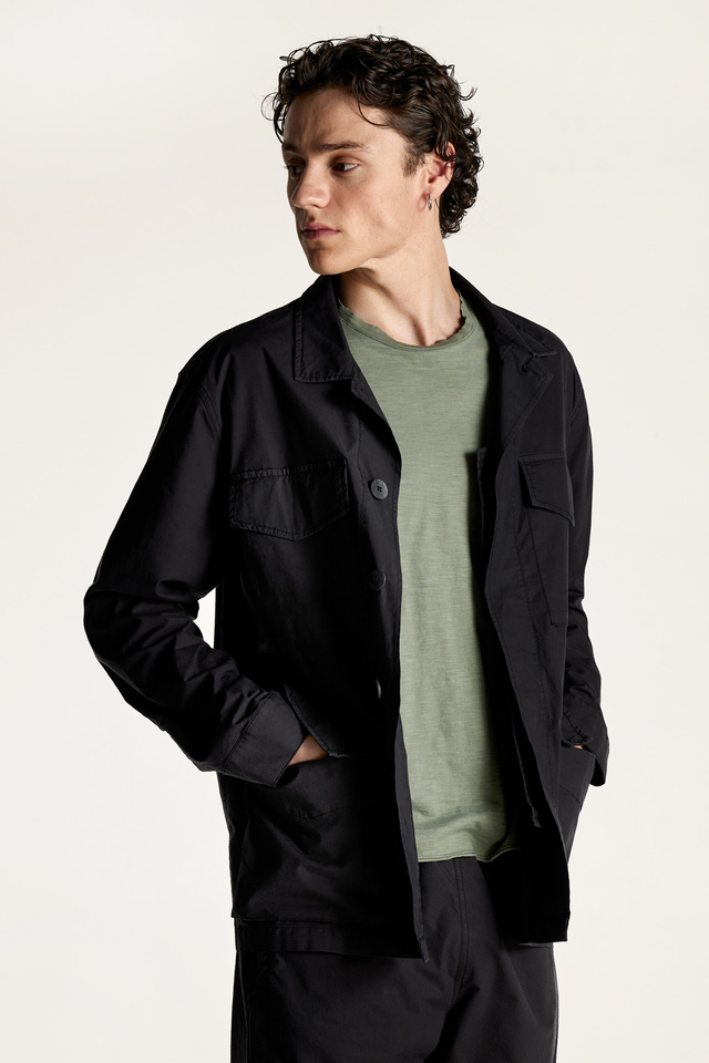 Overshirt In Regular Line With Cargo Pockets