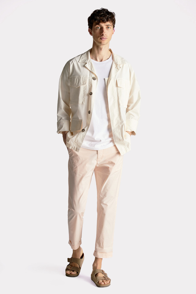 Overshirt In Regular Line With Cargo Pockets