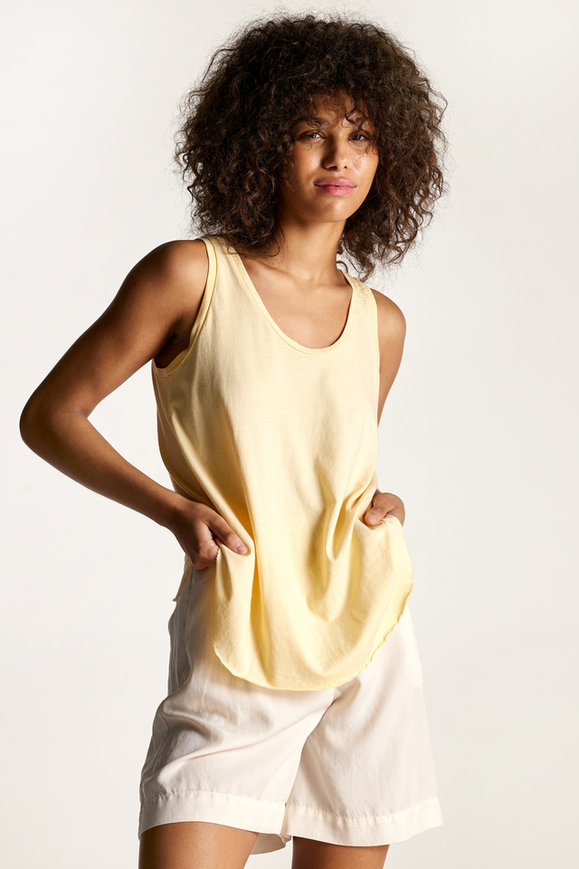 Sleeveless Tank Top In Loose Fit