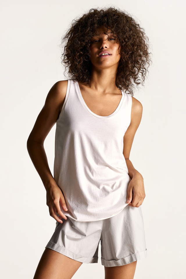 Αμάνικο Tank Top Σε Χαλαρή Γραμμή