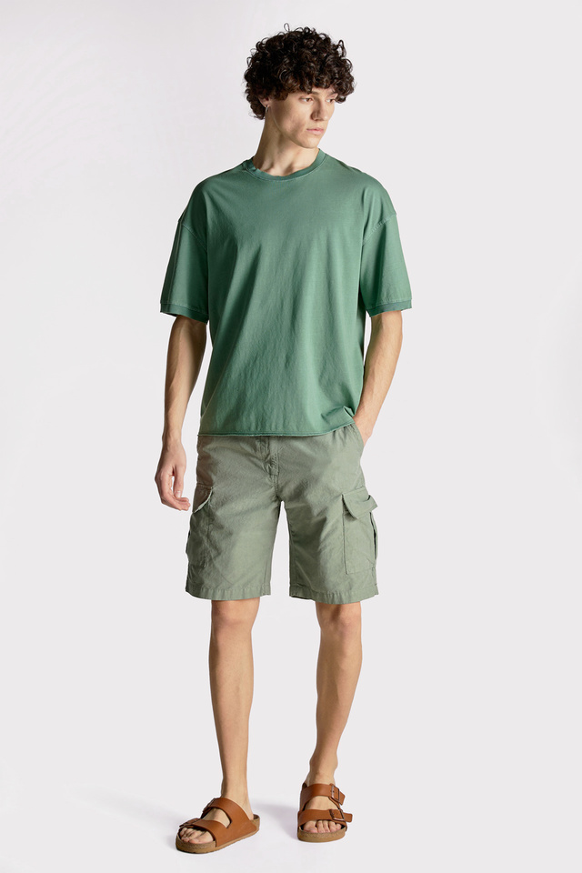 Cargo Bermuda with Zippers