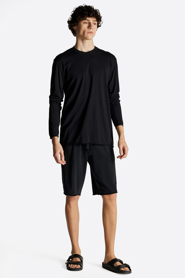 Bermuda in Regular Fit with Side Openings