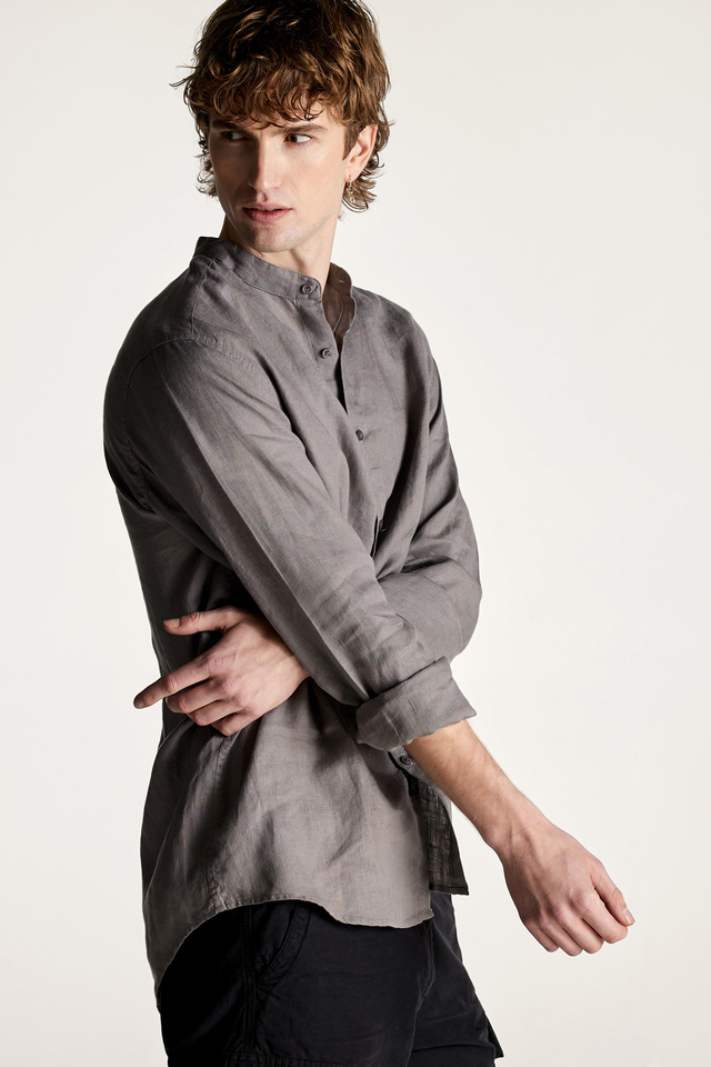 Linen Mao Shirt
