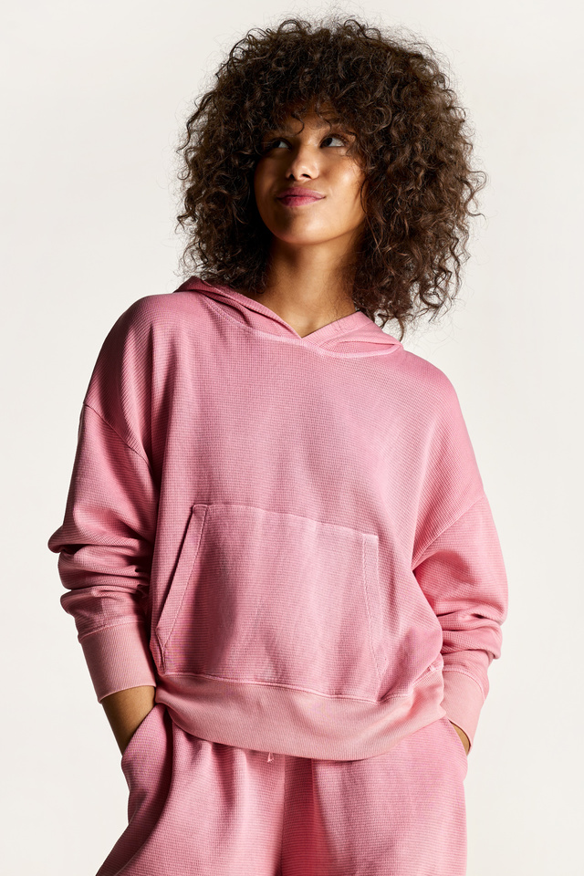 Waffle Hoodie in Regular Fit