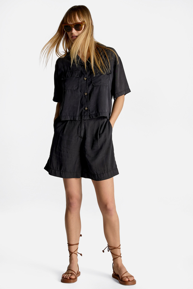 Shortsleeve Crop Shirt