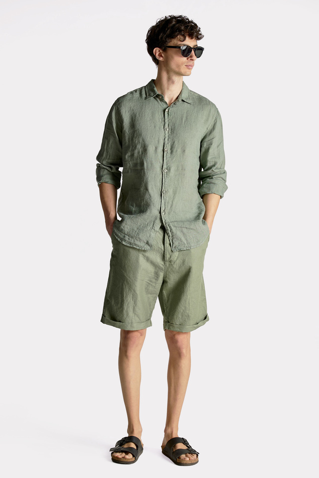 Regular Fit Linen Shirt