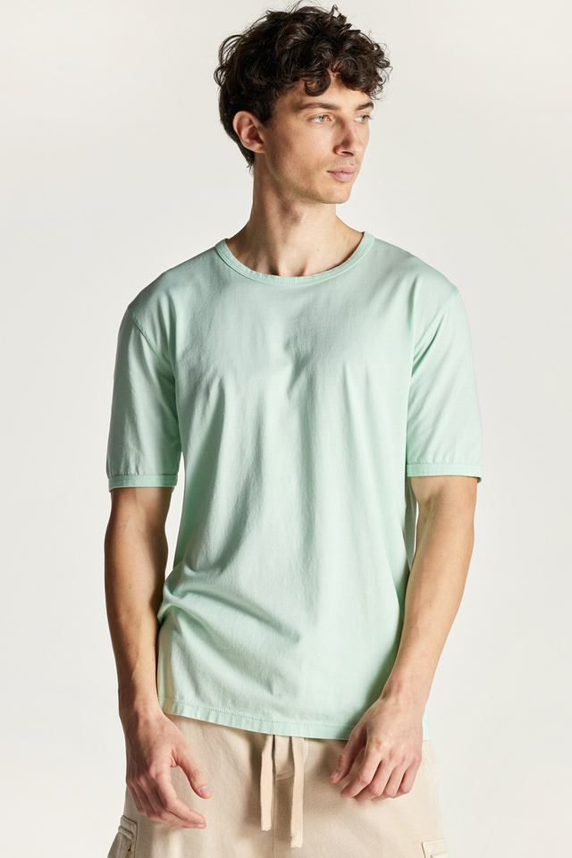 Cotton T-shirt with Raglan Sleeves