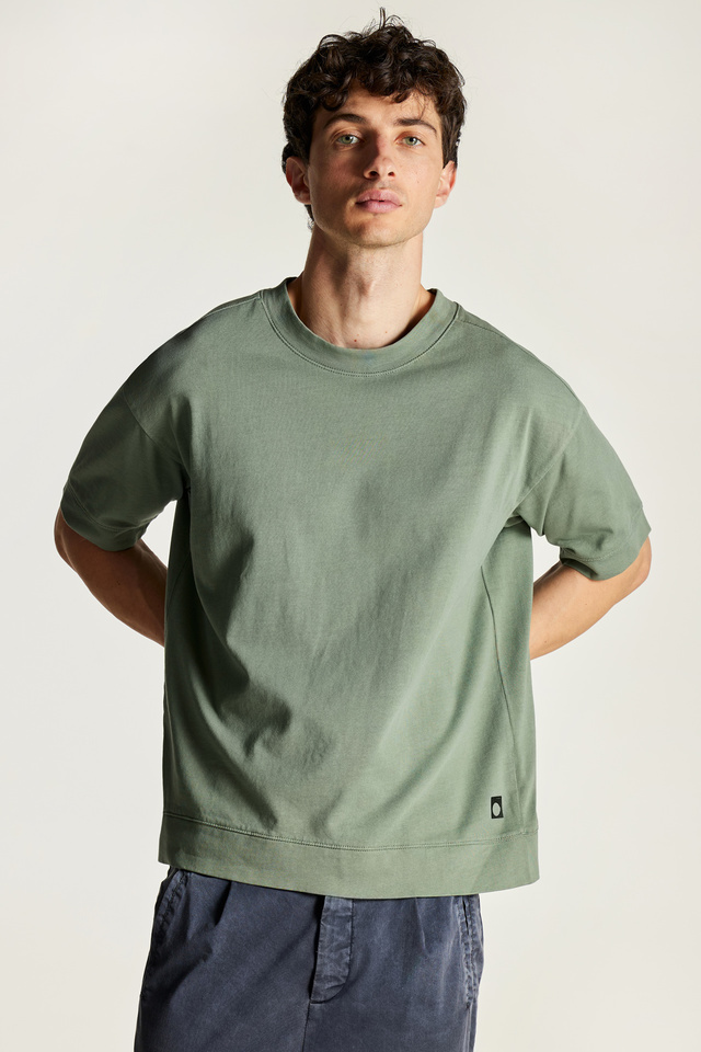 Cotton T-shirt in Loose Fit