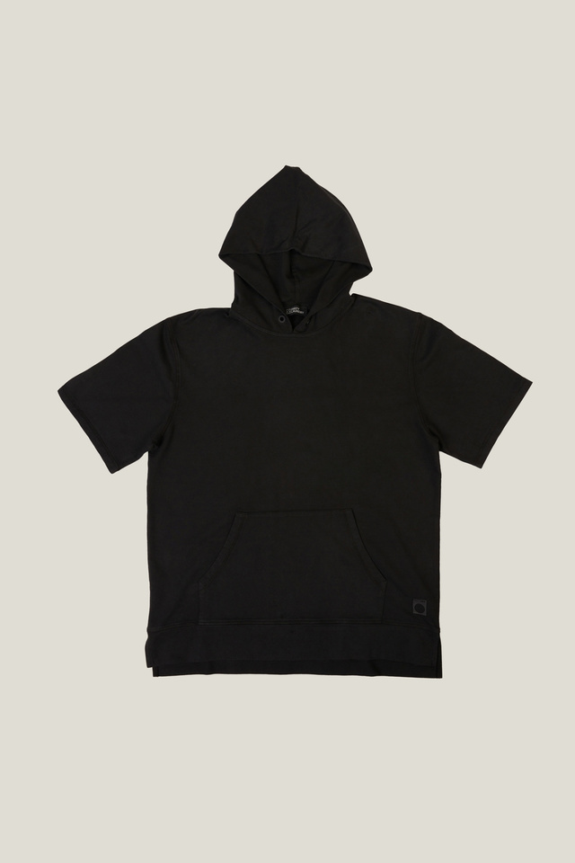 Shortsleeve Hoodie With Front Pocket