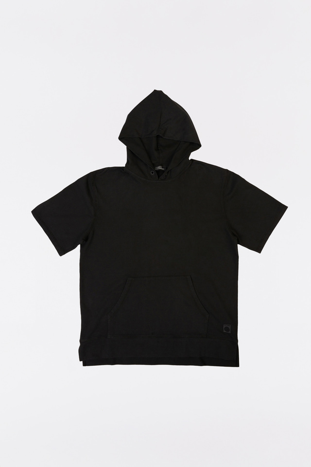 Shortsleeve Hoodie With Front Pocket