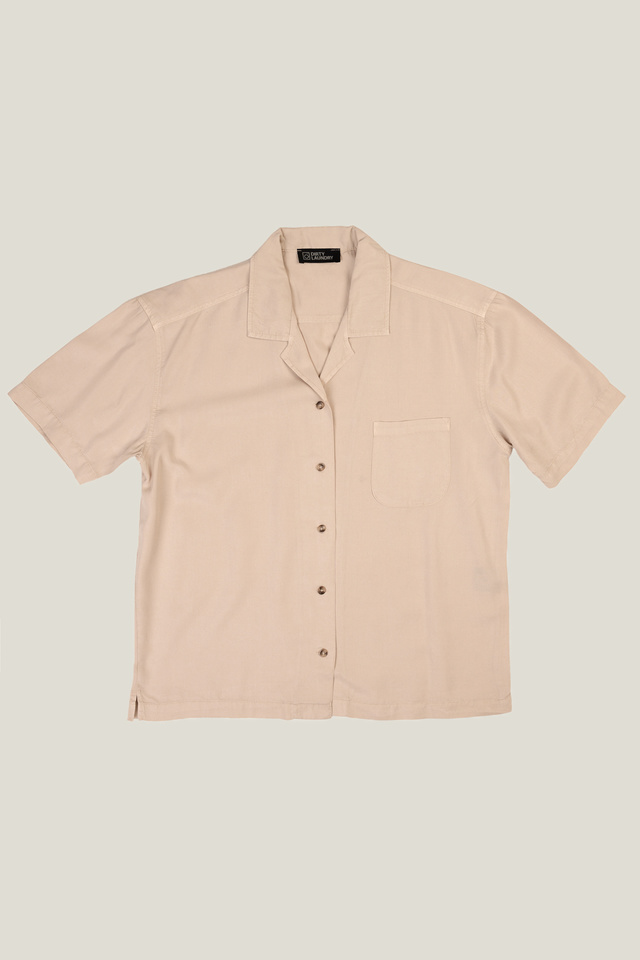 Loose fit Shirt with Camp Collar