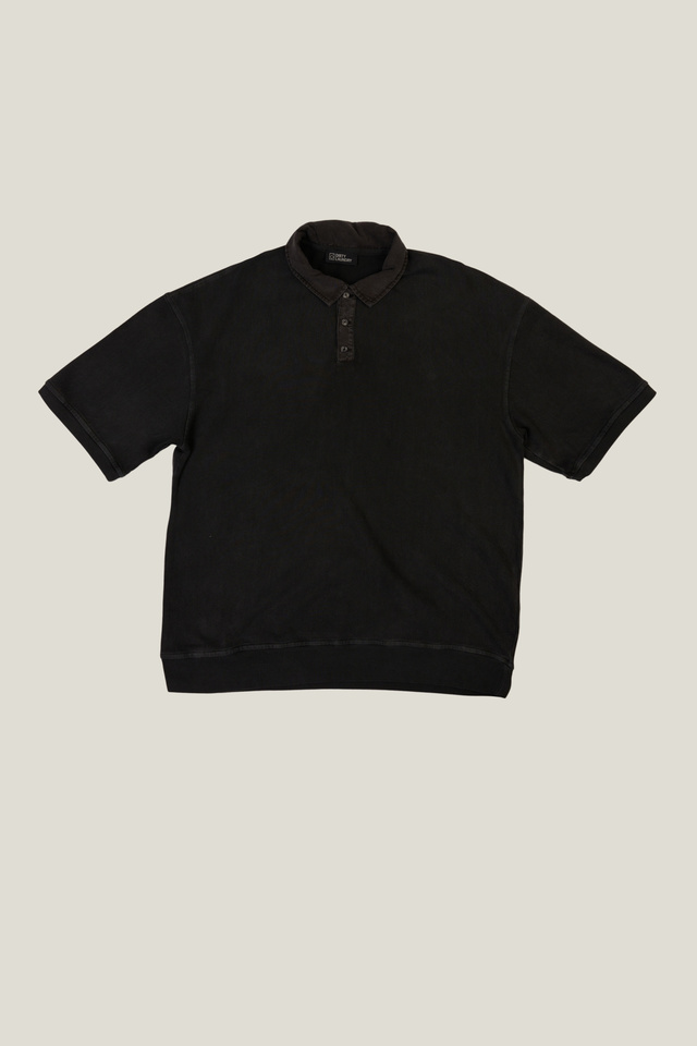 T-shirt in Loose Fit with Polo Collar