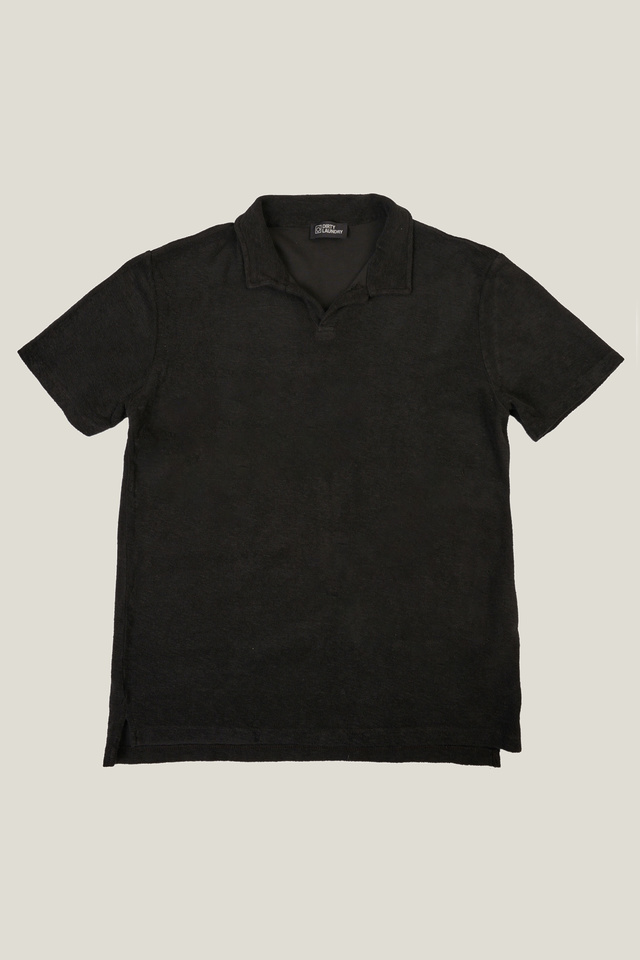 Κοντομάνικο Πετσετέ T-shirt με Polo Γιακά