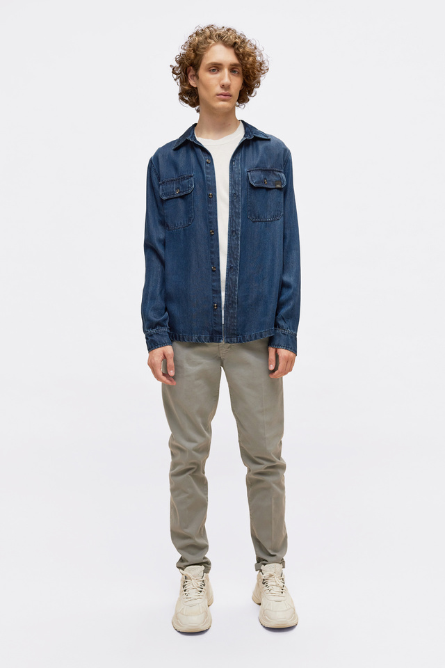 Regular Fit Shirt Made of 100% Cotton