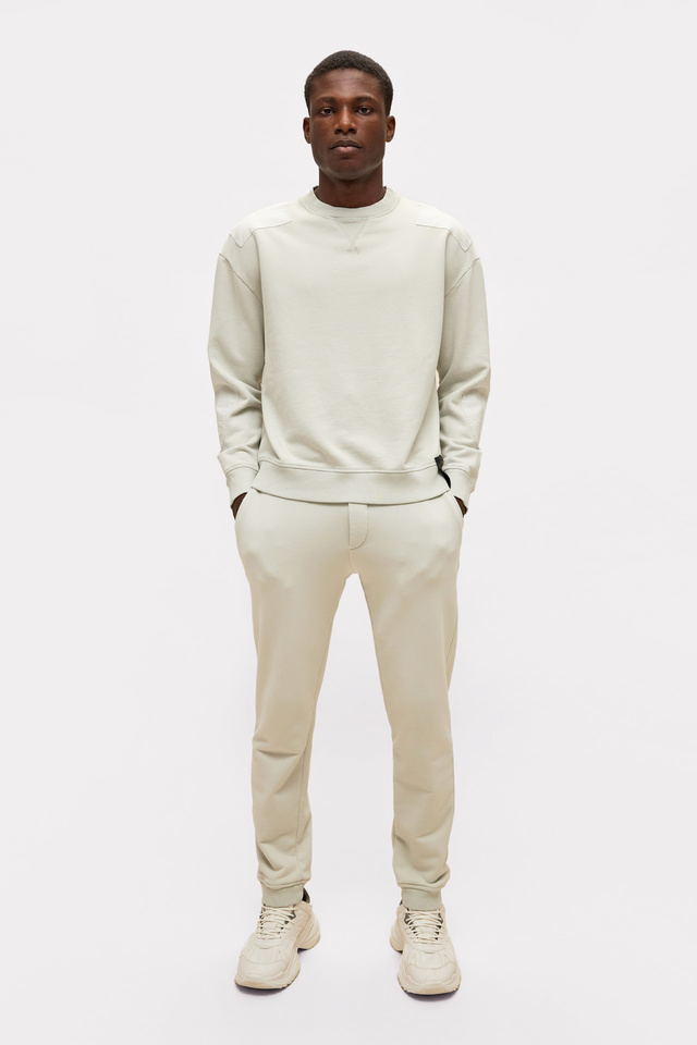 Crewneck with Decorative Patches