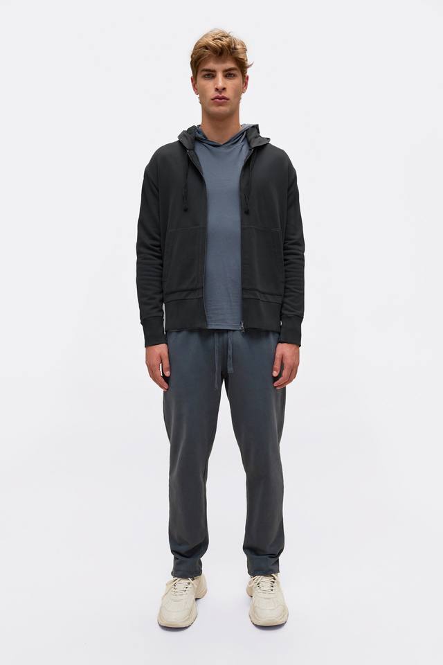 Full Zip with Fabric Combination
