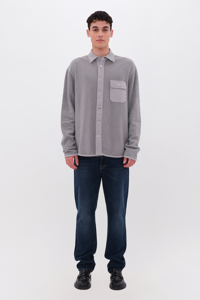 Teddy Contrast Overshirt
