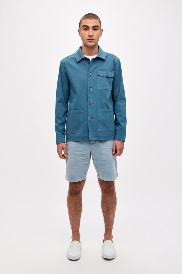 Overshirt with Front Pockets
